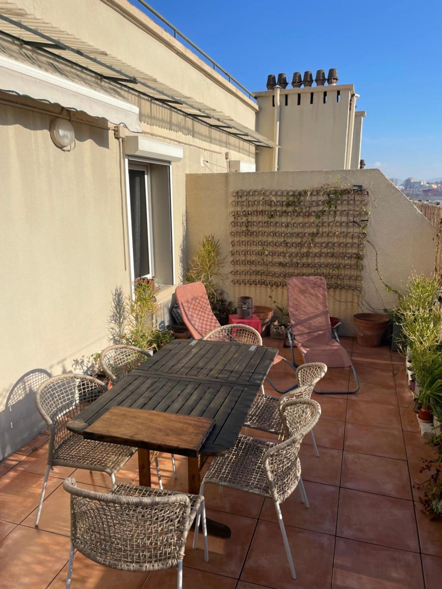 4 Personnes Appart 60 M2 Terrasse 35M2 Sejour Sud 2 Vraies Chambres Gare Saint-Charles Universite Marseille Ngoại thất bức ảnh